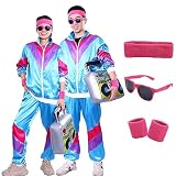 Design unisex in stile vintage: l'outfit anni '80 è progettato con un tema comodo e casual, non è solo adatto per gli uomini, ma anche molto adatto per le donne. Il look elegante e i numerosi accessori anni '80 rendono la vostra festa un piacere. Si ottiene un sacco di complimenti e divertirsi un sacco.