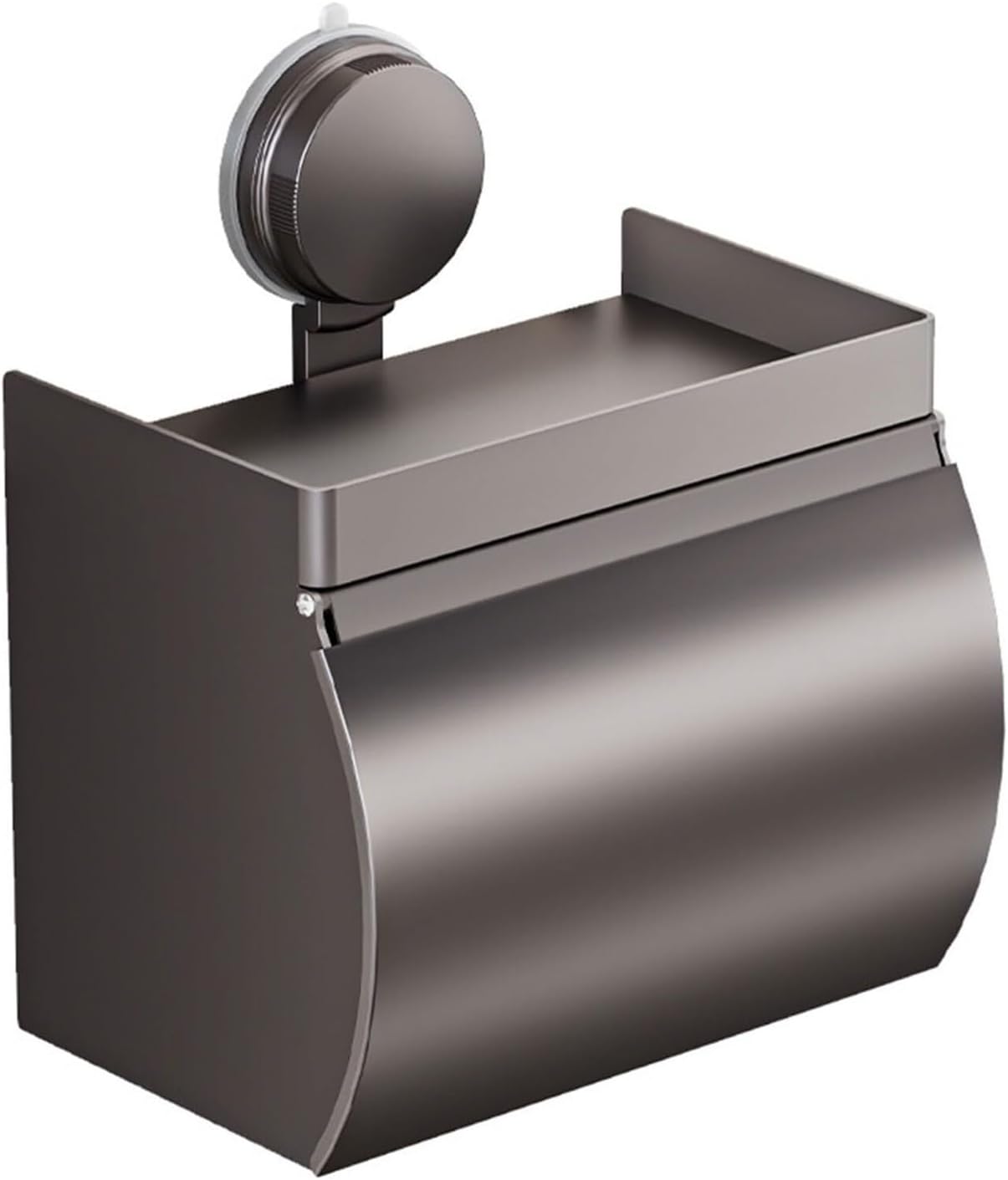 Toilet Paper Holder Without Drill Suction Cup Tissue Box Space Saving Design Paper Dispenser Case Tissue Roll