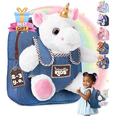 Naturally KIDS Unicorn Plush Toy for Girls Cover