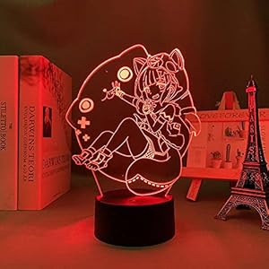 JYDNBGLS Sayu Genshin Impact Meisjes Nachtlampje voor Meisjes Jongens Anime Figuur Lamp voor Kids Slaapkamer Decor…