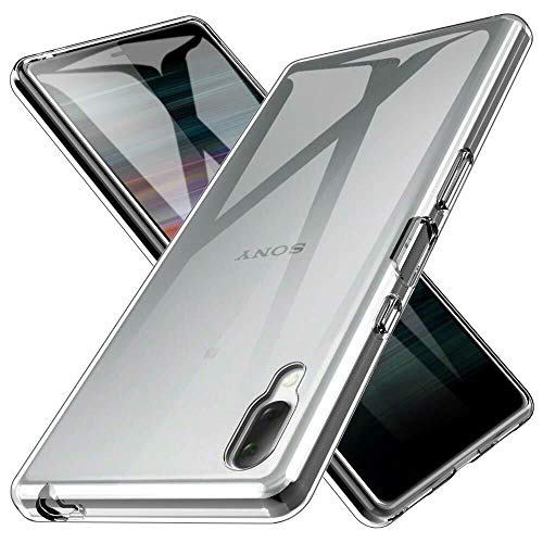 COPHONE® Coque de Protection Compatible avec Sony Xperia L3 Etui Transparent antidérapent Coque en Silicone Transparente et Discrete