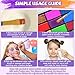 Professional Face Painting Kit – 42 Color Water Activated Facepaint Makeup Kit, Non-Toxic face Paint with Stencils, Gems, Brushes– for Halloween, Parties, Carnival, Festivals & Creative Events
