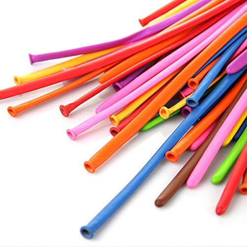 Maylai Balloon Animals Kit 100 Pack of Twisting Balloons 260Q Art Latex Long Balloons for Party Birthday Decoration
