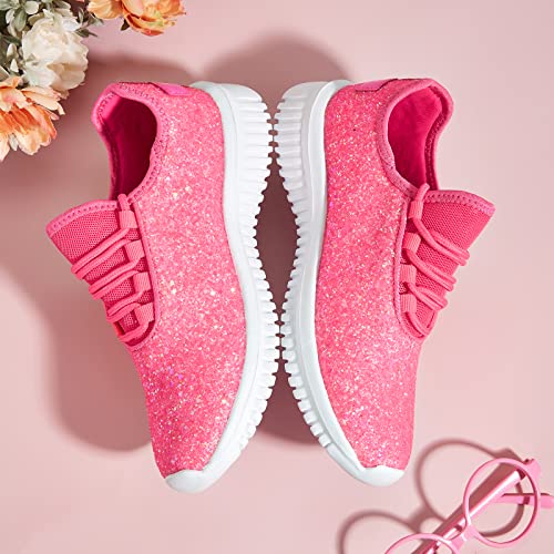Image of K KIP WOK Fashion Glitter Sneakers for Womens Silp On Running Shoes Lightweigt Tennis Walking Sneakers