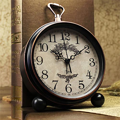 Ljmxg Clock Products American Table Clock Retro Alarm Clock #TOP3