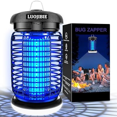 LUOJIBIE Electric Bug Zapper Outdoor & Indoor Mosquito Killer