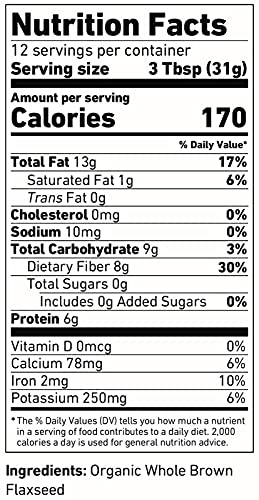 Simpliful™ Organic Whole Brown Flaxseed, 14-Oz – Ready-To-Eat Thanks To Integripure® #TOP2