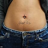 Tatouages Temporaires Me fesser (2 Pièces) - OhMyTat