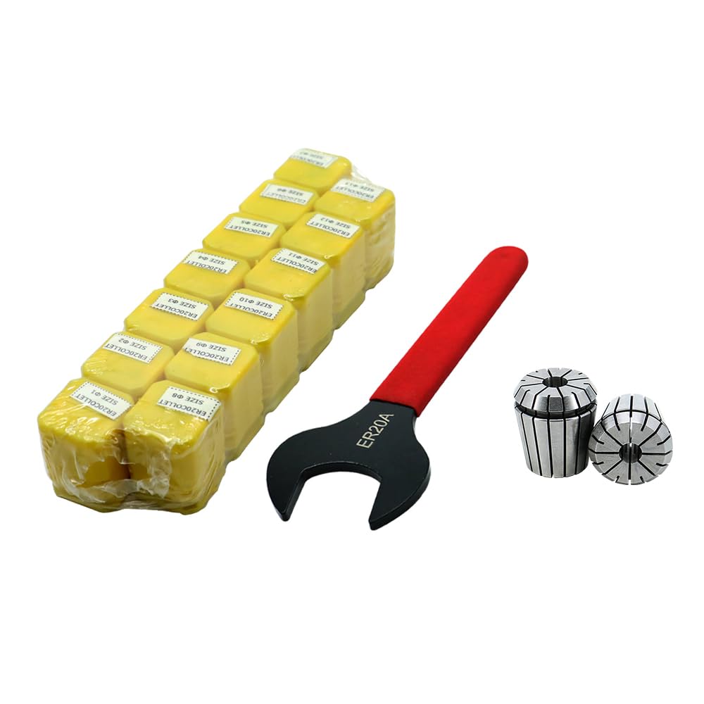 Kit moteur broche 2,2 kW refroidi par air avec convertisseur de fréquence, support de 80 mm et kit de collet ER20, moteur de fraisage CNC 24000 tr/min pour gravure sur bois et métal