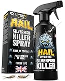Pest X Pro Hail Silverfish Killer Spray 500ml (1 Pack) – Fast-Acting Cypermethrin Formula – Silverfish Spray for Home Use – Low Odour – Non-Staining – Long-Lasting Silver Fish Treatment