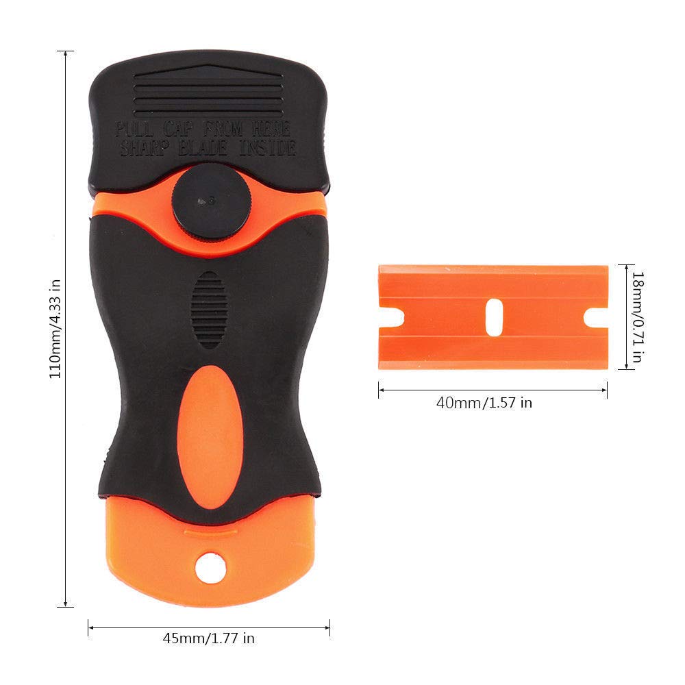 Set Di Raschietti Per Lama Di Rasoio In Plastica - Strumento Sicuro Per - Foto 2