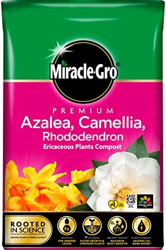 Miracle-Gro 119778 Eracacious Compost - Azelea, Camelia, Rhododendron - 10 Litre BAG, (New 2020 Range)