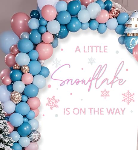Adorno de Pared para Fiesta Baby Shower Copo de Nieve miniatura 5