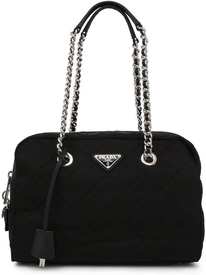 Women's Black Tessuto Nylon Handbag 1BB903