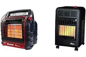 18,000 BTU Big Buddy Portable Propane Heater and MH18CH Radiant Cabinet LP Heater