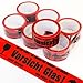Produktbild 18 Rollen 66m Klebeband VORSICHT Glas Hinweis Band Rollen Paketband Paketklebeband