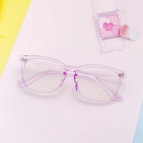 Miniatura 5 de Cyxus - Gafas de computadora con bloqueo de luz azul patentadas, anti UV 400, alivia la tensión digital sobre los ojos, marco cuadrado clásico, azul