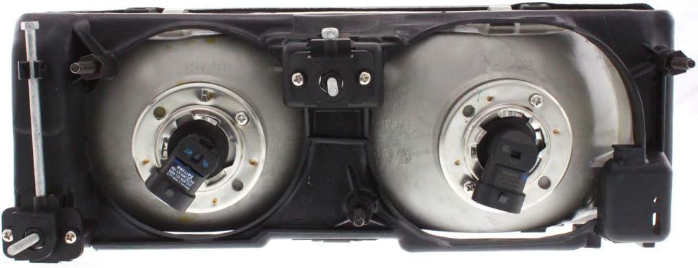 CarLights360 For Chevy Caprice Headlight Assembly 1987-1990 Passenger Side Bulbs Included GM2503110 | 16513076