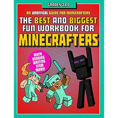 The Best and Biggest Fun Workbook for Minecrafters Grades 3 & 4