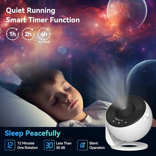 image for Yiliaw 13 in 1 Galaxy Projector, HD Star Projector Galaxy Light with S