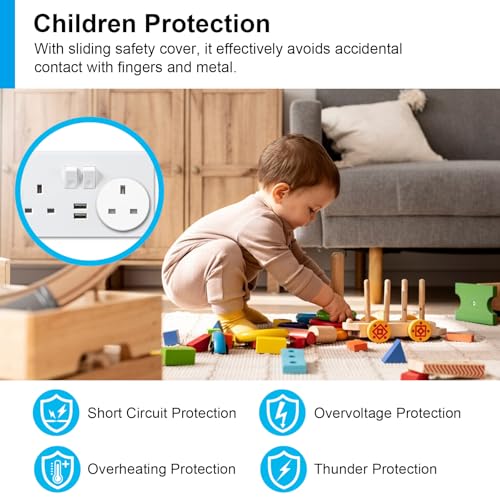 ANTELA Smart Plug with Energy Monitoring, 2,4GHz WiFi Plug, Smart Life APP Wireless Remote Control with Timer Function, Compatible with Alexa and Google Home, 13A (4 Packs) - Image 6