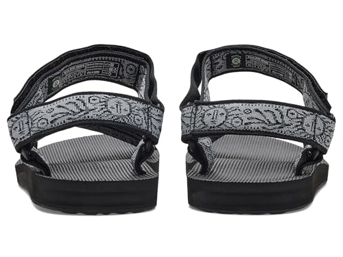 Image of Teva Men's Original Universal Sport Sandal, Windy Summer Black /Grey, 7