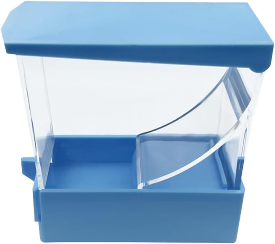Cotton Roll Dispenser Hygienic Divider Dental Cotton Roll Dispenser Holder Drawer Type Box Swab Storage Case Dentistry Organizer Accessories 1pcs(Blue)