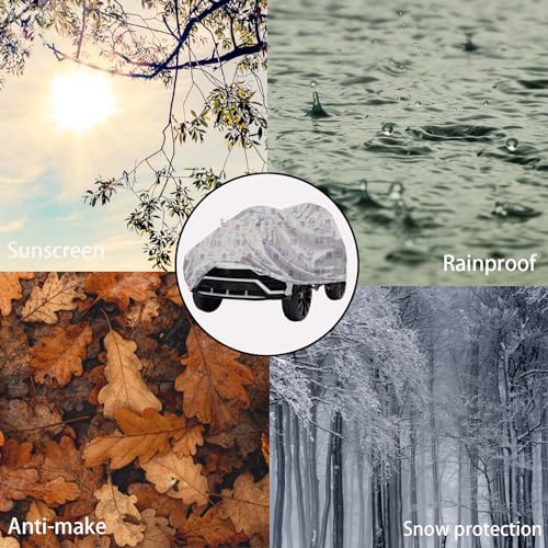 Capa infantil para carro de brinquedo, capa de rodas elétricas de tecido Oxford 600D resistente ao a