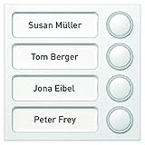 Ritto 4972112 1875470 Portier Tastenmodul (4Tasten) weiss