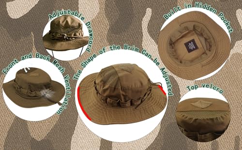 Sombrero tipo bucket transpirable para hombres y mujeres miniatura 5