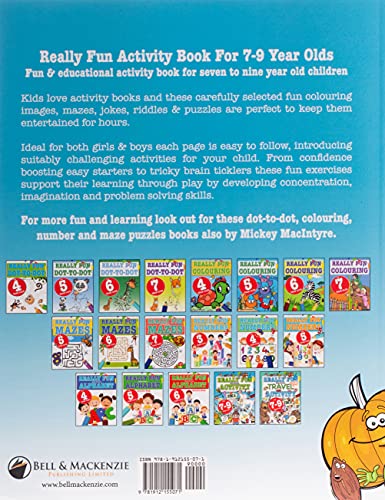Really Fun Activity Book For 7-9 Year Olds: Fun & educational activity book for seven to nine year old children 2 51 uPktO5NL