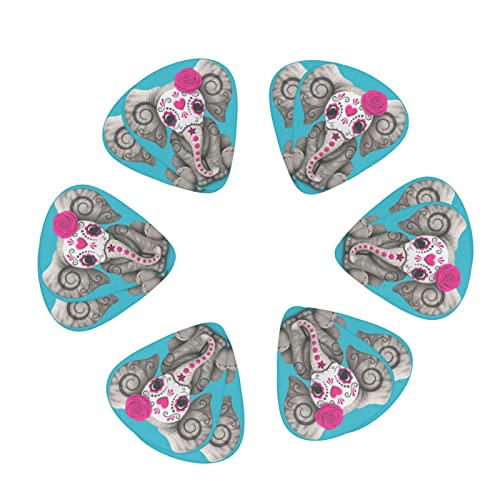 Pack de 12 médiators Day Of The Dead Sugar Skull Elephant médiators pour guitare électrique guitare acoustique diverses… - Les Beatles, Paul McCartney, John Lennon, RIngo Starr, George Harrison Pack de 12 médiators Day Of The Dead Sugar Skull Elephant médiators pour guitare électrique guitare acoustique diverses…