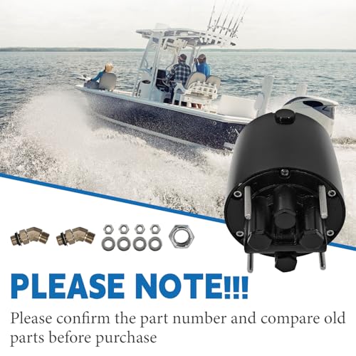 Image of 300HP HH5770-3 Marine Hydraulic Helm Pump Fit for Seastar Pro 2.0 | Front Mount Outboard Boats Hydraulic Outboard Steering Pump Boat Replace# ZA0350