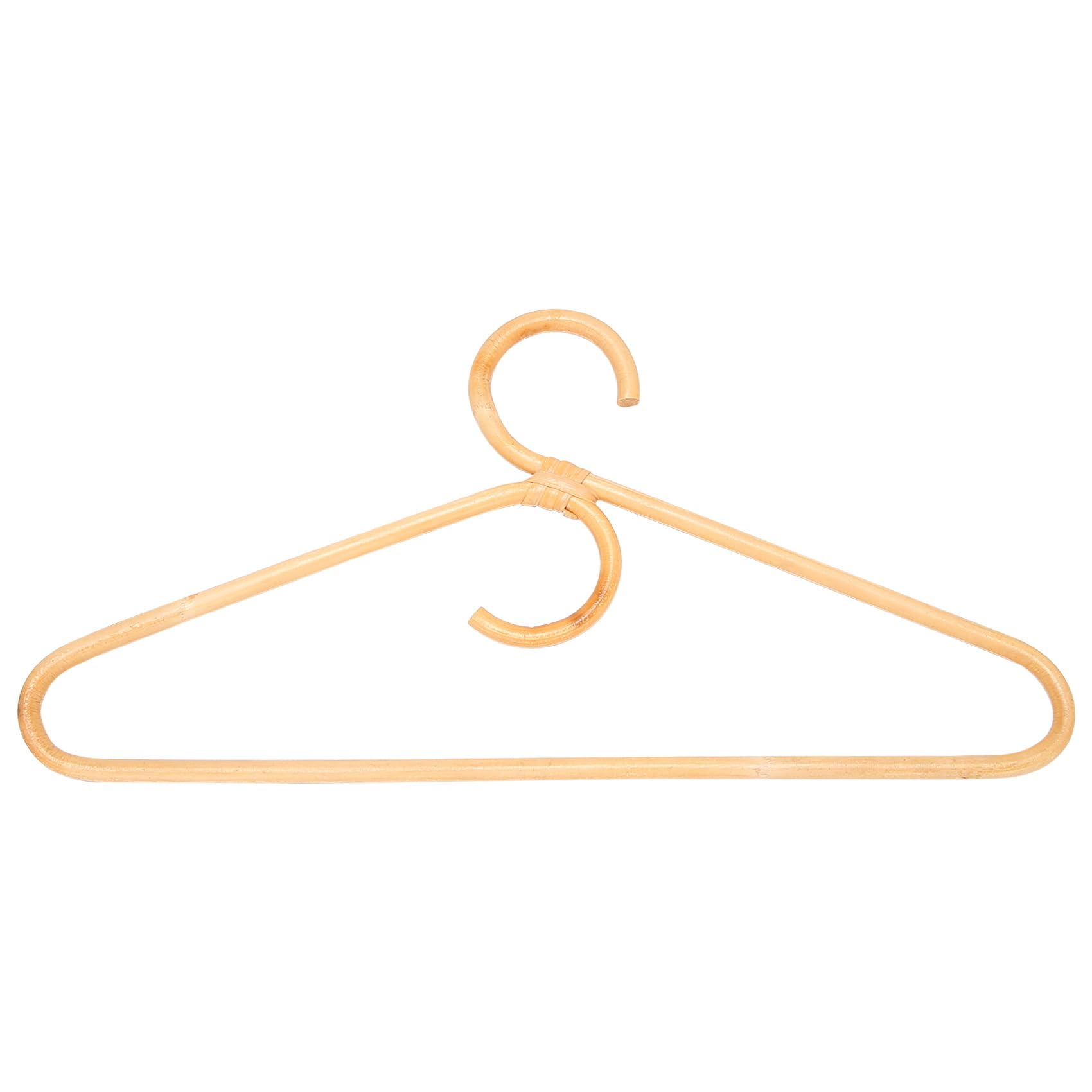 CTRLZS Rattan Clothes Hanger Style,Garments Organizer,Rack Adult Hanger,Room Decoration Hanger for Your Clothes.1 Pcs