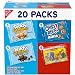 Nabisco Fun Shapes Variety Pack, Barnum's Animal Crackers, Teddy Grahams and CHIPS AHOY! Cookies, 20 Snack Packs