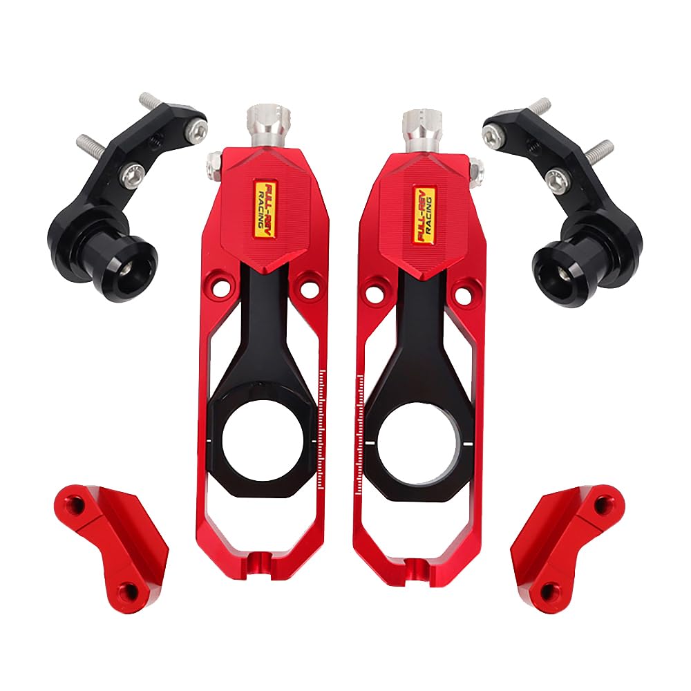 Tendicatena posteriore per moto con bobina di sollevamento CNC in lega di alluminio Regolatore di regolazione della catena adatto per MT09 2021-2025
