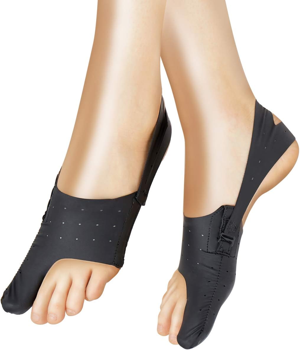 Elastic Bunion Corrector Big Toe Straightener Wear in Shoes for Day and Night Bunion Socks Hallux Valgus Protectors Sleeves Pain Relief for Woman and Man (Large)
