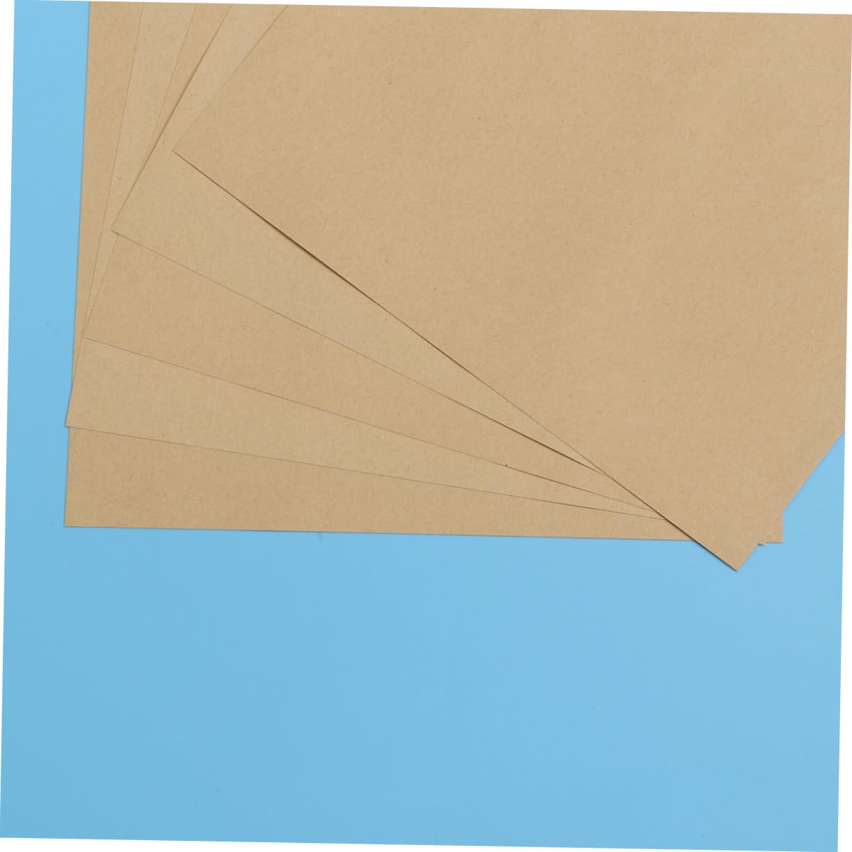Operitacx Papier à Lettres Vintage en Kraft 100 Feuilles 120g Khaki