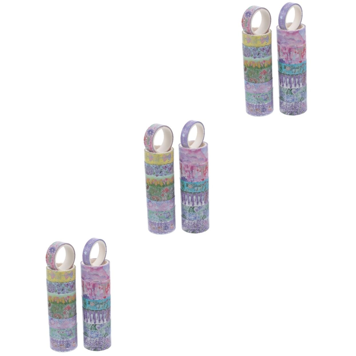 Lurrose 45 Tasca Nastro Washi Nastro Kawaii Decor Magnetico Avvolto Scrapbook Nastri Adesivi Washi Nastri Adesivi Carino Scrapbook Tasca Libro Bambino