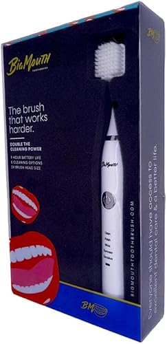 BIG MOUTH TOOTHBRUSH Cepillo de dientes eléctrico original del Dr Bobbis Patent Pendiente Cepillo de dientes eléctrico de mayor tamaño y potencia