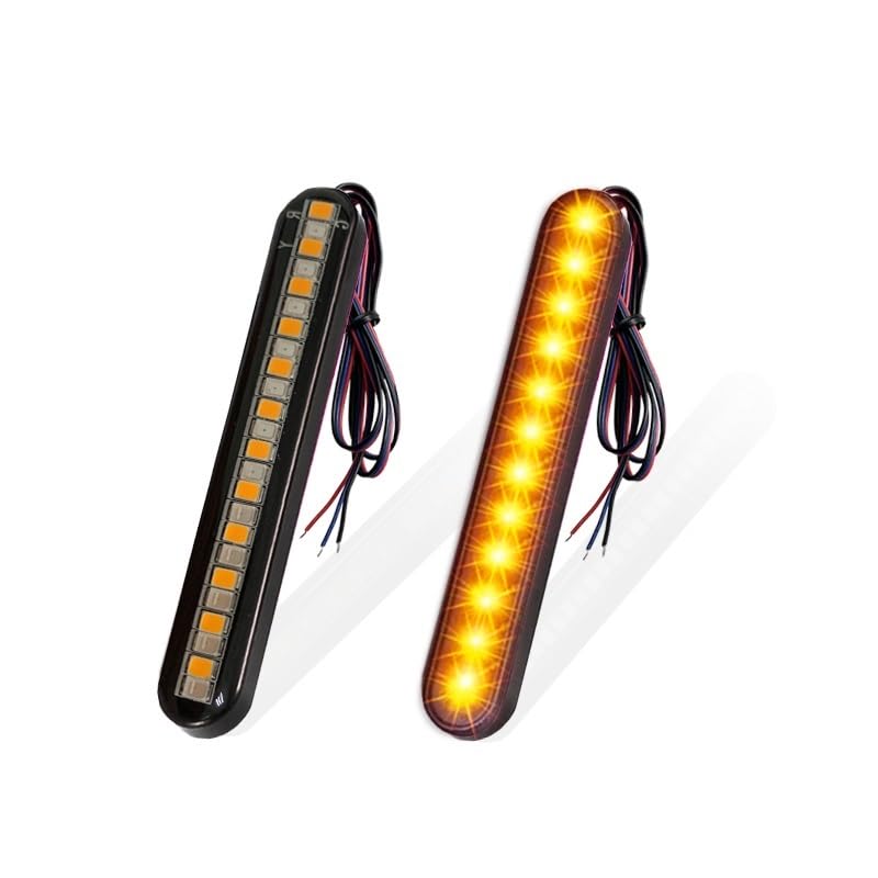 Feu de plaque d'immatriculation moto et clignotants LED stop 12V - 3