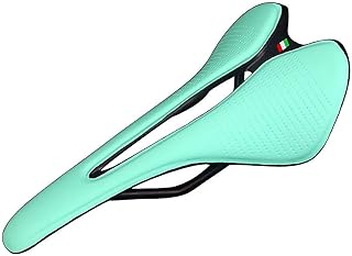 SillíN De Bicicleta Adecuado para Sillín De Bicicleta De Carretera De Competición Diseño Hueco Y Rígido Que Proporciona Comodidad Y Transpirabilidad Al Conducir TS50 SillíN Transpirable con Gel