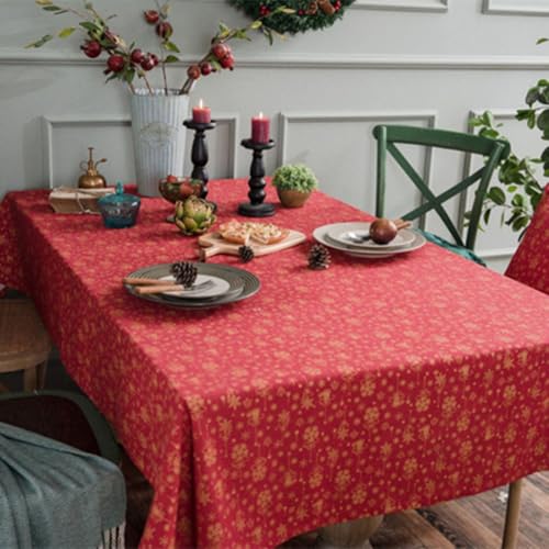 Nappe d'estampage à chaud créative rouge ornement maison chic - 3