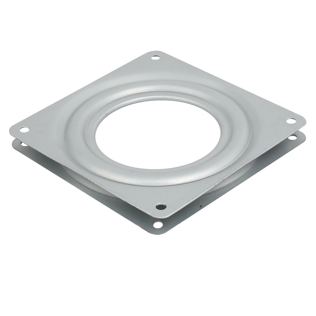 Aexit 95mm x Home Hardware 95mm Table Chair Square Rotate Turntable Silver Tone Model:25as40qo585