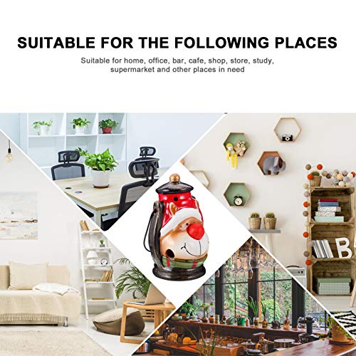 STOBOK PadrÃ£o de Boneco de Neve de Lanterna Decorativa de Natal Luz Noturna Ãrvore de Natal Enfeite