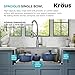 KRAUS Premier 32 3/8 inch Undermount Single Bowl 18-Gauge Stainless Steel Kitchen Sink with Bottom Grid and Strainer, KBU44