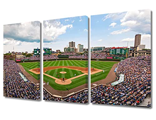 TUMOVO Wrigley Field Canvas Wall Art Painting Chicago
