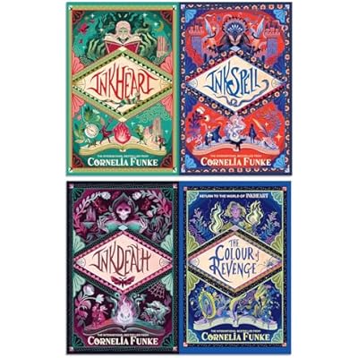 Inkheart Trilogy 4 Book Set by Cornelia Funke, Captivating Magical Fantasy Adventure for Young Readers Ages 12+