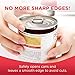 Kitchen Mama Auto Electric Can Opener: Open Your Cans with A Simple Press of Button - Automatic, Hands Free, Smooth Edge, Battery Operated, YES YOU CAN (Red)