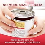 Kitchen Mama Auto Electric Can Opener: Open Your Cans with A Simple Press of Button - Automatic, Hands Free, Smooth Edge, Battery Operated, YES YOU CAN (Red) - Image 4